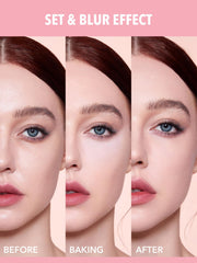 SHEGLAM aplicación en ojos con polvo que desvanecen líneas finas.