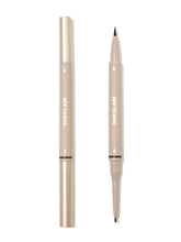 SHEGLAM cejas con doble punta crema impermeable, trazos precisos.