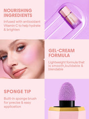 SHEGLAM Color Bloom Liquid Blush-On vitamin C brightens and softens skin