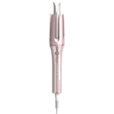 SHEGLAM Cupid's Charm pink curler in action for effortless waves