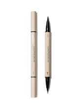 SHEGLAM delineador de doble punta negro para delineado versátil y duradero.