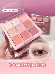 SHEGLAM Eyeshadow Palette combines matte and glitter finishes for versatile textures.