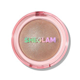 SHEGLAM Glowchi highlighter packaging close-up for radiant prep.