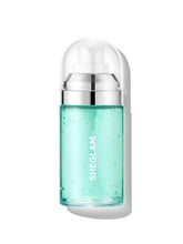 SHEGLAM Good Grip bottle spray showing jelly-to-mist texture for makeup prep