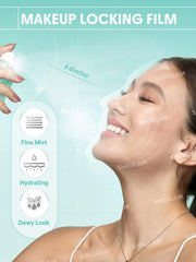 SHEGLAM Good Grip mist demonstrates easy, even primer application before foundation