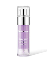 SHEGLAM Good Grip Primer Blueberry AHA bottle enhances hydration for a smoother makeup base.