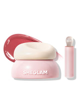 SHEGLAM Hydra Jelly Pocket Lip Jam compact close-up, showing hydrating gloss finish