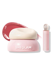 SHEGLAM Hydra Jelly Pocket Lip Jam compact close-up, showing hydrating gloss finish