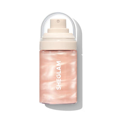 SHEGLAM Light Me Up bottle pour shows luminous pearlescent glow.