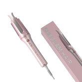 SHEGLAM pink curling iron 1 inch front view for smooth waves and easy styling