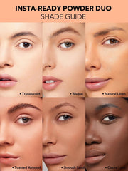SHEGLAM Polvo Insta-Ready: control de grasa para acabado mate en rostro.