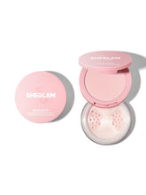 SHEGLAM polvo suelto listo para ojos bubblegum con acabado suave para el día.