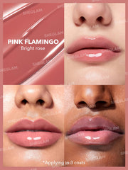 SHEGLAM PoutPerfect swatch on skin showing rich color