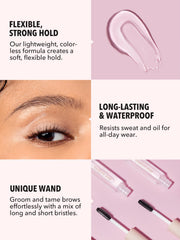 SHEGLAM Set Me Up Gel Cejas: textura hidratante cuida la piel circundante.