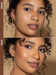 SHEGLAM Sun Sculpt contour stick swatch shows warm terracotta tone