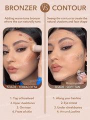 SHEGLAM Sun Sculpt contour stick cool-toned shade on cheek