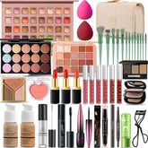 SHELAKIN all-in-one makeup kit with a 40-color eyeshadow palette for versatile looks.