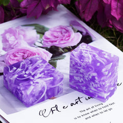 Shibarcle 2pc yoni soap purple pack shows gentle cleansing for intimate care.