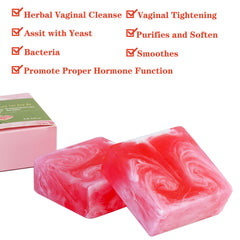 Shibarcle Yoni Soap foam net helps generate quick, rich lather.