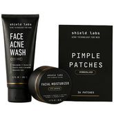 Shield Acne System face wash bottle cleans skin gently and effectively.