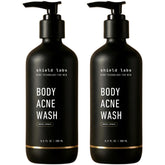 Shield Body Acne Wash front bottle shows unscented formula for daily cleanse.