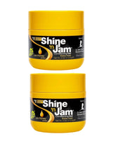 Shine N Jam bottle 4 oz shows extra hold gel for smooth styles.
