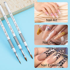 Shine Chance 3D nail brush size 4 for detailed floral nail art.