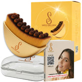 Shine Dreammy lymphatic face brush detail showing precision contouring for a naturally lifted look