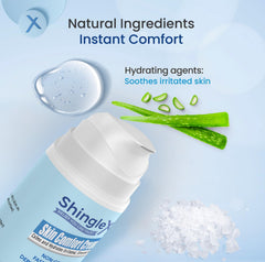 ShingleX fragrance-free skin care supports daily use for sensitive skin.