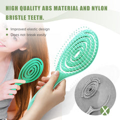 SHINLEA anti-slip handle provides secure grip during detangling.