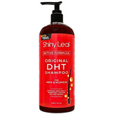 Shiny Leaf anti-hair-loss shampoo bottle — color-safe daily use.
