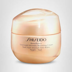 Shiseido Benefiance kombu-bounce cream texture conveys comforting night hydration