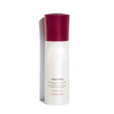 Shiseido Complete Cleansing Microfoam bottle showcasing lightweight cleansing for all skin types.