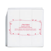 Shiseido facial cotton pads with 165 squares for gentle softener application.