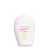 Shiseido Urban Environment sunscreen bottle showing matte finish and protective SPF.