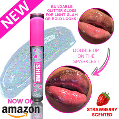 Stunn Shine textura sedosa en labios para aplicar sin esfuerzo.