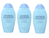 Shower To Shower Morning Fresh Body Powder 8oz 3pack on display for daily freshness.