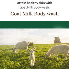 SHOWERMATE Leche de Cabra, vertido suave para una experiencia relajante.