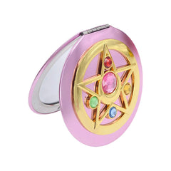 SHOWLOUE makeup compact mirror open with clear reflection for precise makeup checks
