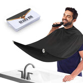 Showvigor beard bib apron worn during grooming to keep clothes clean.