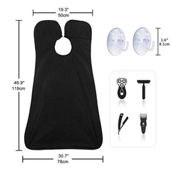 Showvigor hair catcher close-up demonstrates waterproof nylon surface catching stray hairs.
