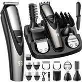 SHPAVVER beard trimmer in use for precise facial grooming and edge definition.