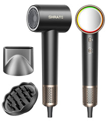 SHRATE high-speed ionic hair dryer motor enables ultra-fast drying.