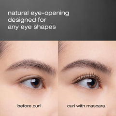 Shu Uemura curler with supporting rubber to reduce lash damage during use
