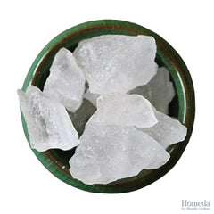 Shudh Online alum stone for shaving, smooth glide on damp skin.