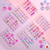 Shynek set de uñas pegables para niñas: decoran uñas fácilmente en casa.