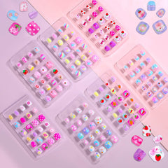 Shynek set de uñas pegables para niñas: decoran uñas fácilmente en casa.