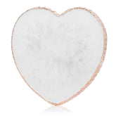 Sibba paleta de resina con diseño corazón, perfecta para mezclar esmalte con precisión.