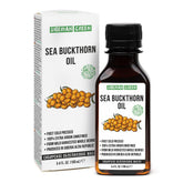 Aceite de espino marítimo Siberian Green en botella de 100 ml para consumo culinario.