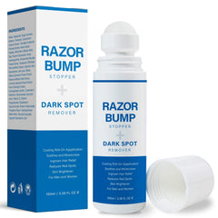 Sielkin Razor Bump Stopper bottle on shelf for easy post-shave use.
